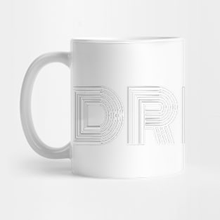 Drift Print White Mug